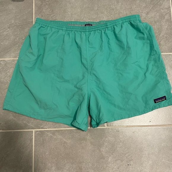 Patagonia Baggies Shorts 5” Mint Teal - Picture 1 of 8